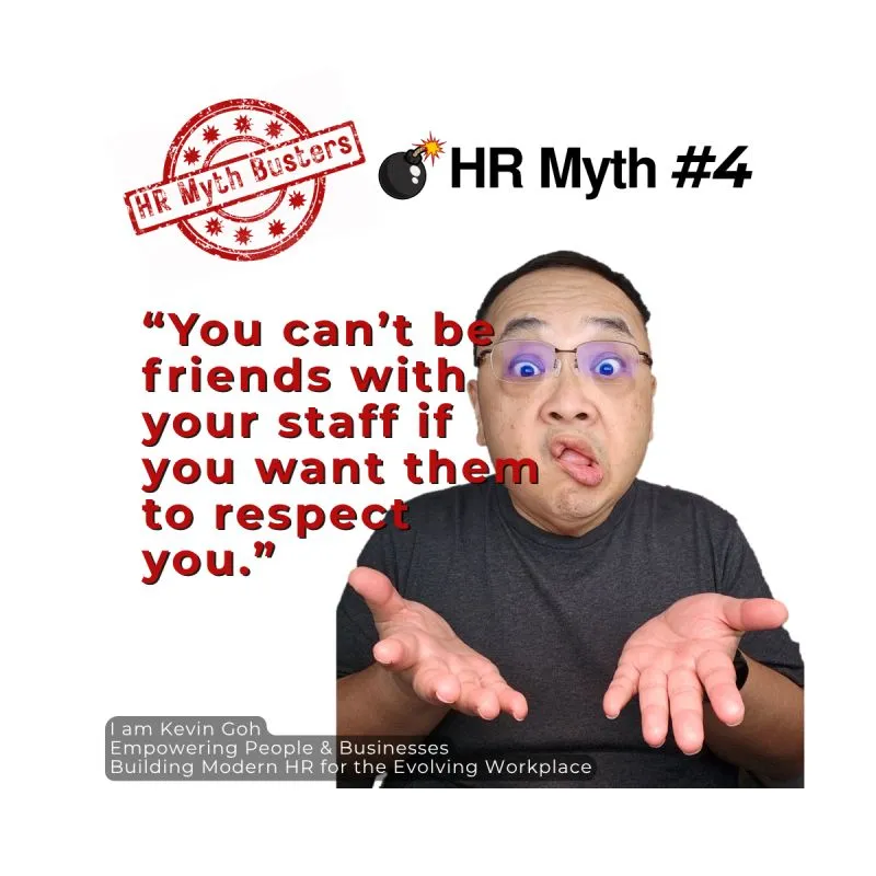 🧨 Myth #4: “𝗬𝗼𝘂 𝗰𝗮𝗻’𝘁 𝗯𝗲 𝗳𝗿𝗶𝗲𝗻𝗱𝘀 𝘄𝗶𝘁𝗵 𝘆𝗼𝘂𝗿 𝘀𝘁𝗮𝗳𝗳…“